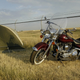 From the Sturgis Motorcycle Rally, which Larsen attended.
